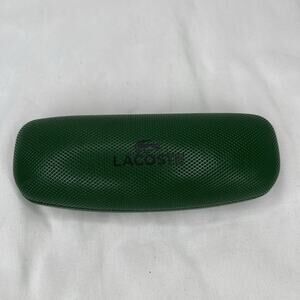Lacoste Sunglasses Hard Case Green, protective, durable, storage, designer